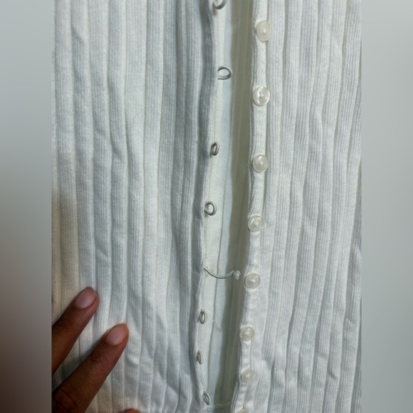 Free people Twice As Nice Maxi Top white flawed - Picture 3 of 8